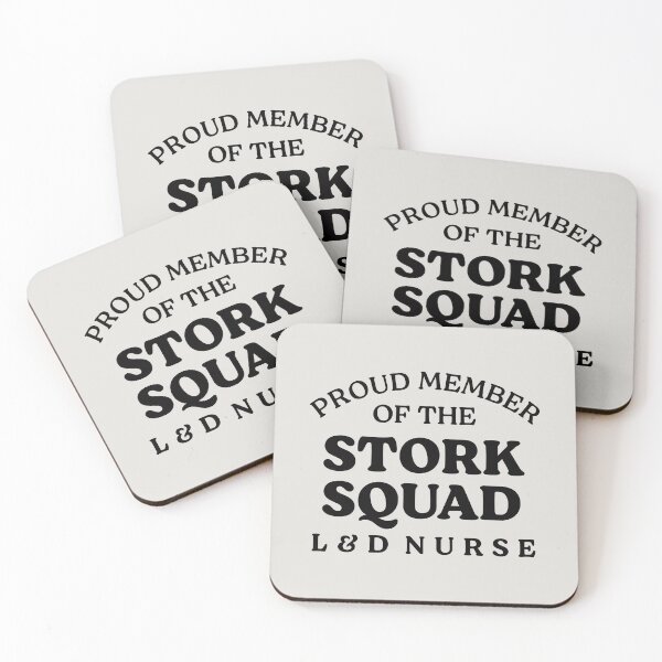 Item preview, Proud Member of the Stork Squad - Labor and Delivery Nurse designed and sold by jensbyorlando.