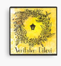 Veritemet Dilexi Kranz Leinwanddruck