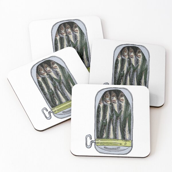 Item preview, Tin of Sardines illustration designed and sold by Olivia Braunsteiner.