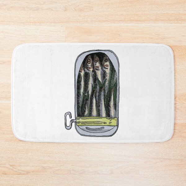 Item preview, Tin of Sardines illustration designed and sold by Olivia Braunsteiner.