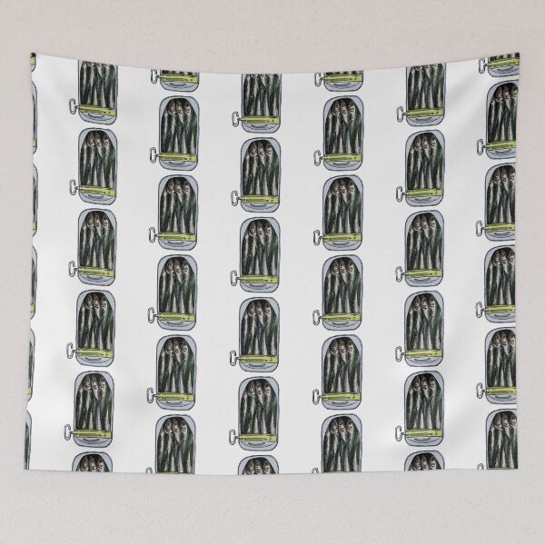 Item preview, Tin of Sardines illustration designed and sold by Olivia Braunsteiner.