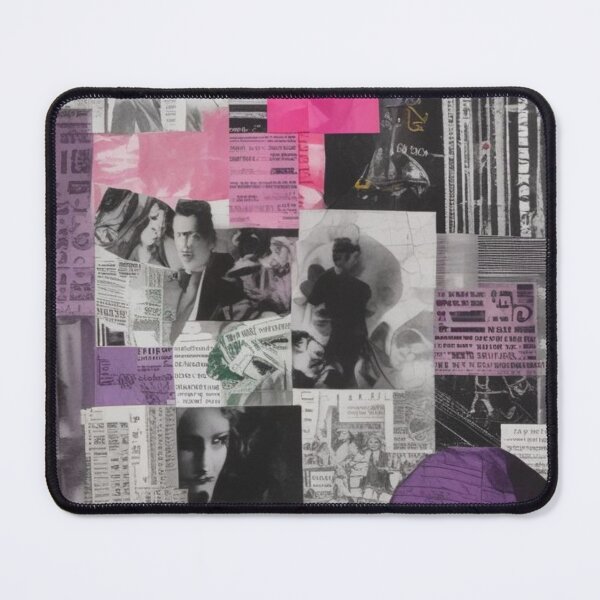 Item preview, Black and white collage designed and sold by GasconyPassion.