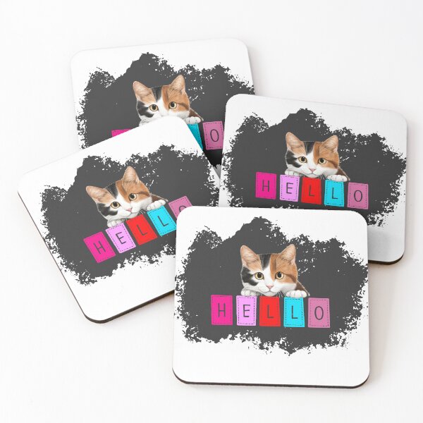 Item preview, Cute Hello for Cat Lovers designed and sold by LovelyHappyGift.
