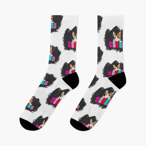 Item preview, Cute Hello for Cat Lovers designed and sold by LovelyHappyGift.