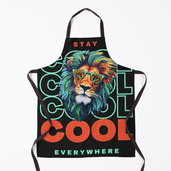 Item preview, stay cool everywhere - cool lion designed and sold by D-lion.