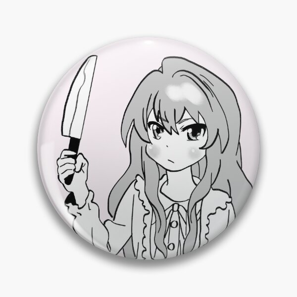 Item preview, Ransroom draws monochrome knife Taiga Aisaka / toradora! designed and sold by RansRoom.