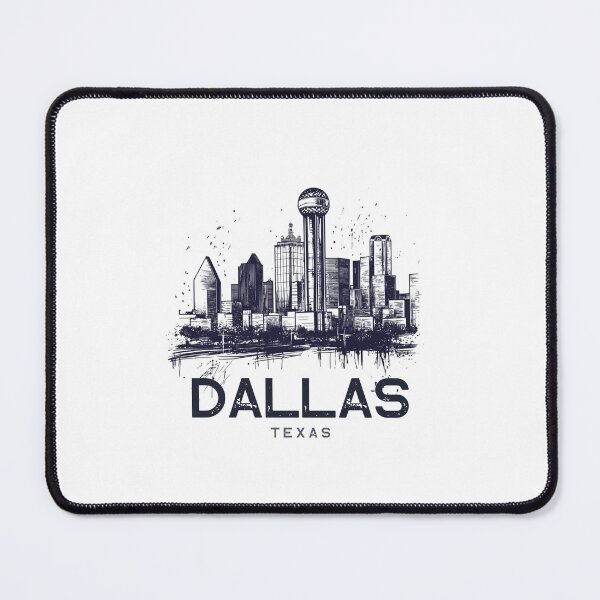 Item preview, Dallas Texas Skyline - Lineart designed and sold by GoodOldVintage.