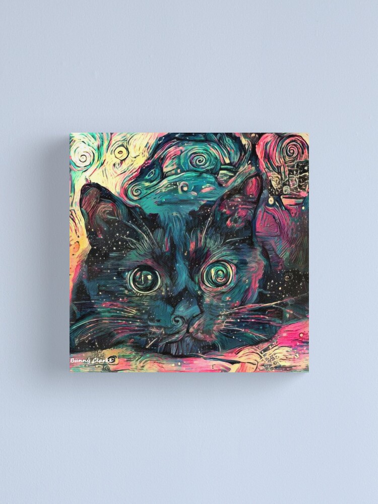 Alternate view of Vincent's Cat Canvas Print