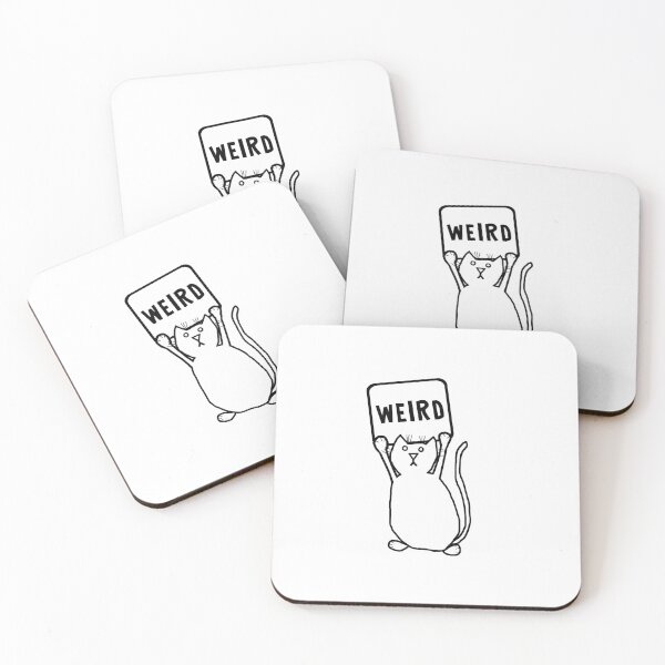 Item preview, Small Cat says Weird She is Referring to the Election designed and sold by ellenhenry.