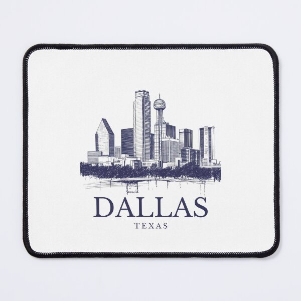 Item preview, Dallas Texas Skyline - Lineart designed and sold by GoodOldVintage.