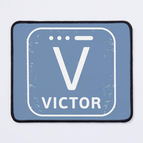 Item preview, NATO phonetic alphabet - Letter V + Morse Code designed and sold by studio838.