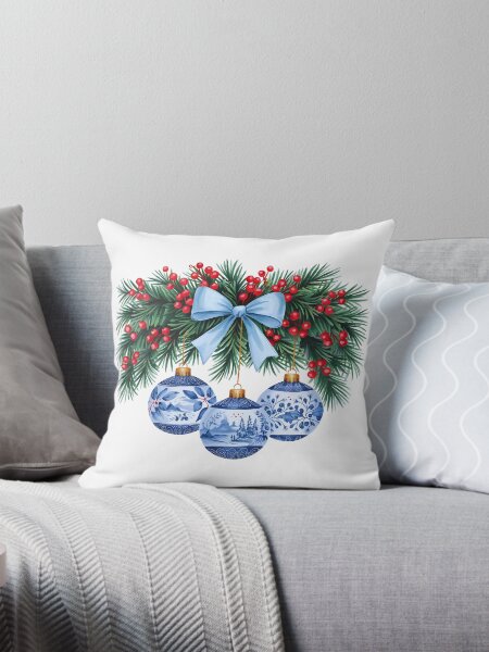 Aperçu de l'œuvre Chinoiserie Bleue de Noël créée et vendue par alphnsteez.