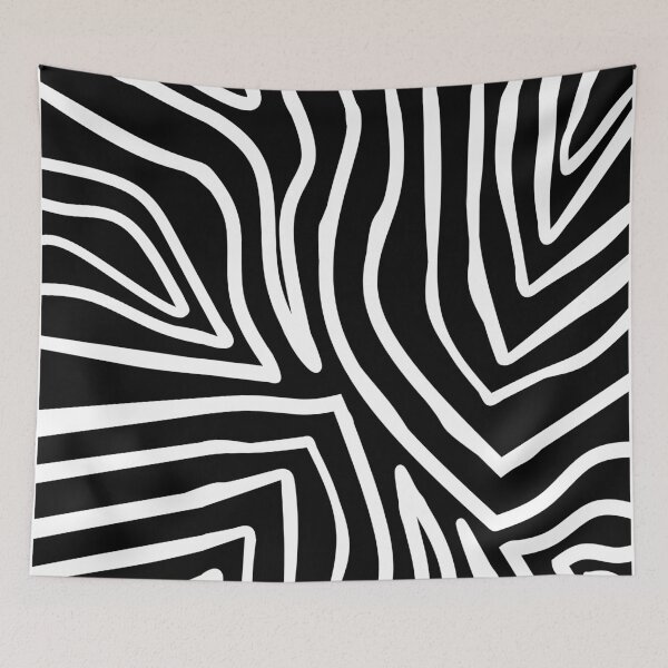 Item preview, White And Black Zebra Stripes designed and sold by Sartoris Art.