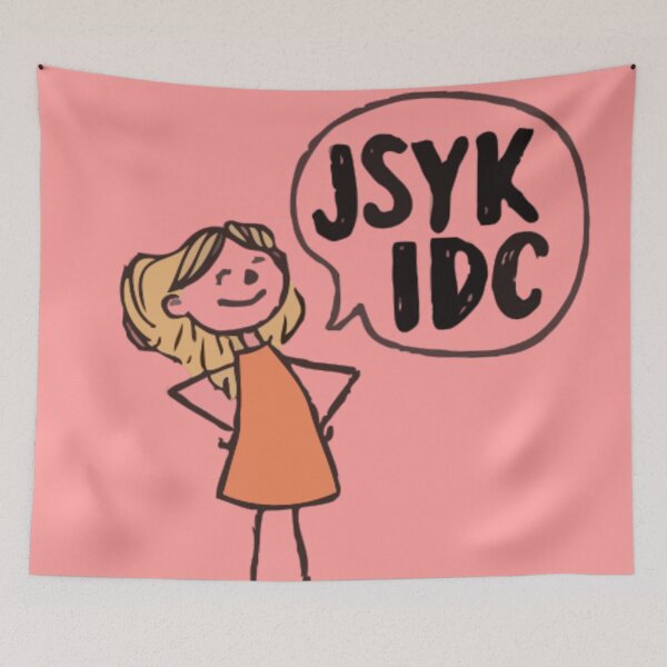 Item preview, JSYK IDC Funny Cartoon T-Shirt - Sarcastic Humor Tee for Teens & Adults designed and sold by Collision19.
