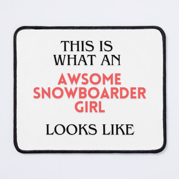 Item preview, Snowboard girl awsome statement designed and sold by NebulaLabs.