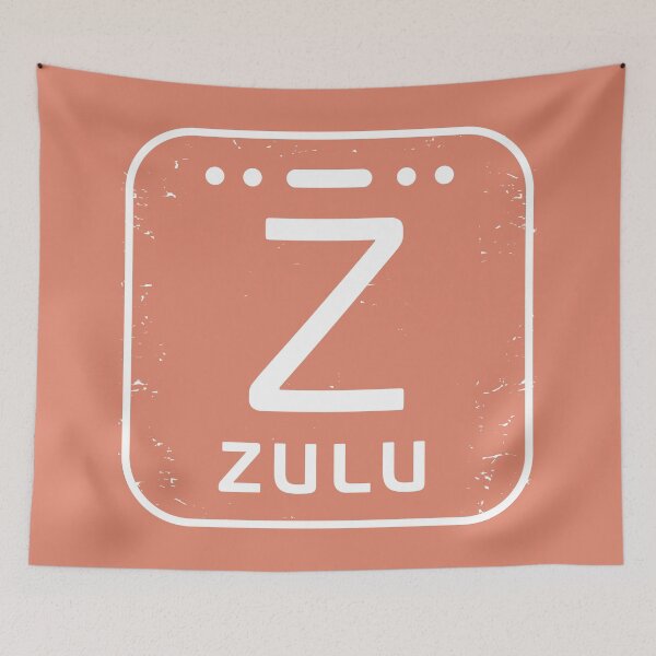 Item preview, NATO phonetic alphabet - Letter Z + Morse Code designed and sold by studio838.