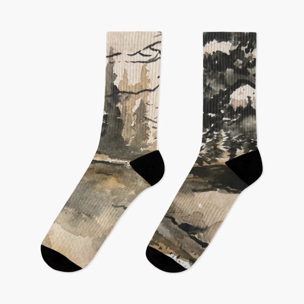 Item preview, Watercolor Winter Landscape designed and sold by TheArtCave.