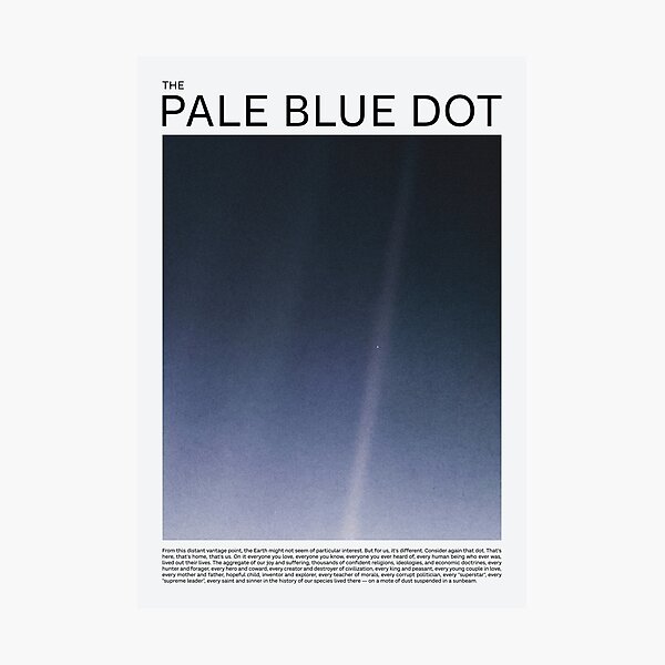 Item preview, The Pale Blue Dot designed and sold by posterjunkies.