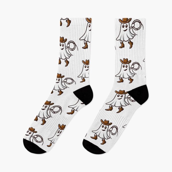 Item preview, Cowboy Ghost Funny Halloween Design designed and sold by LuminOrb.