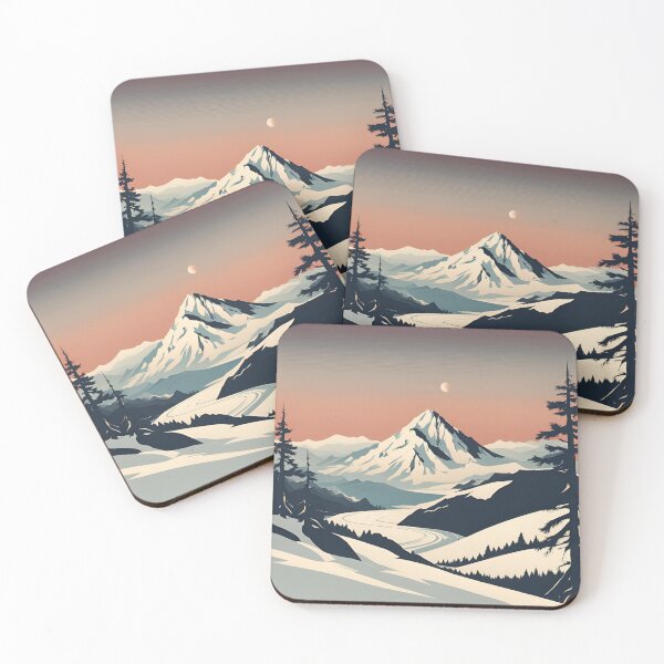 Item preview, Snowy Mountains designed and sold by ColorArtByEric.