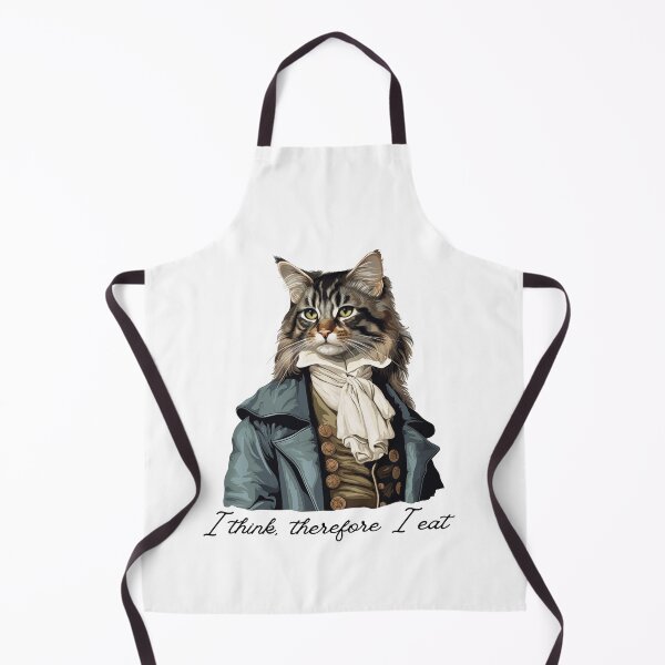Item preview, René Descartes Cat I think therefore I eat designed and sold by AllStuffFluff.
