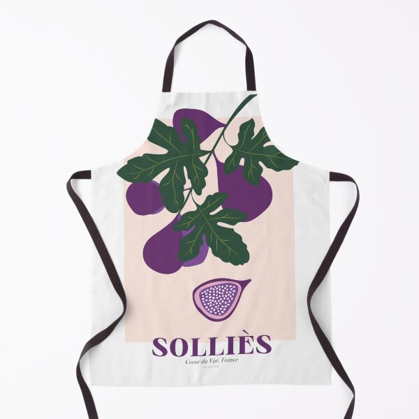 Item preview, poster illustration figs of solliès, var, french riviera designed and sold by manonpradier.
