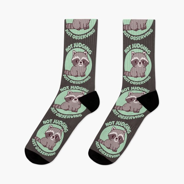 Item preview, Cute Raccoon Side Eye Not Judging Just Observing designed and sold by rustydoodle.