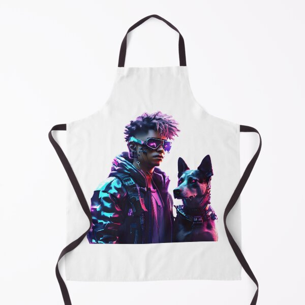 Item preview, CyberPunk team dog and boy designed and sold by CyberArtShop.