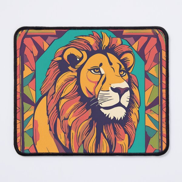 Item preview, Vibrant Lion designed and sold by ColorArtByEric.