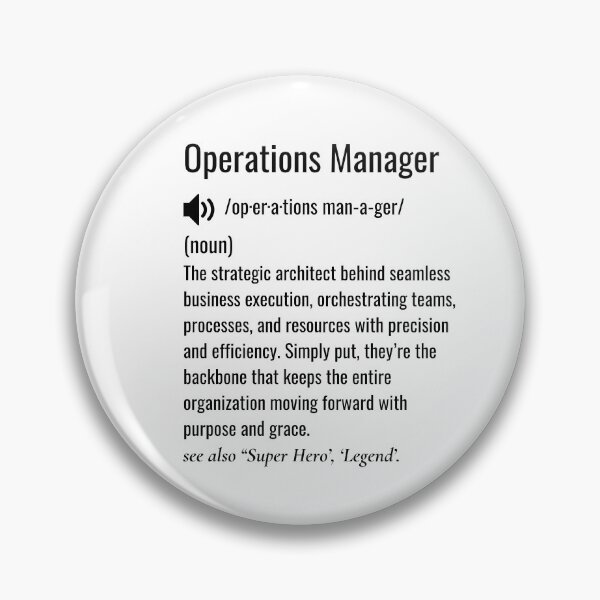 Item preview, Operations Manager Definition  designed and sold by sydney-syder.