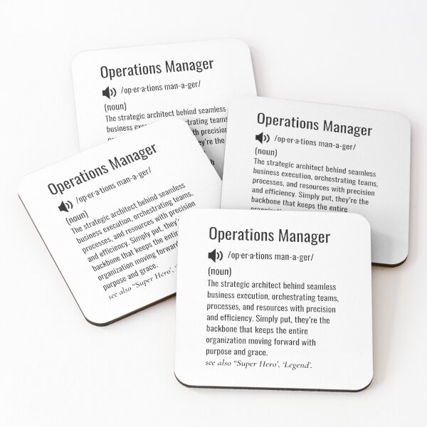 Item preview, Operations Manager Definition  designed and sold by sydney-syder.