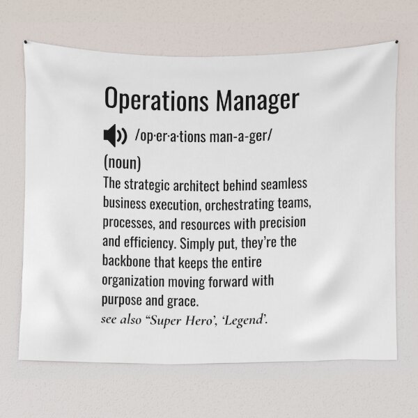 Item preview, Operations Manager Definition  designed and sold by sydney-syder.