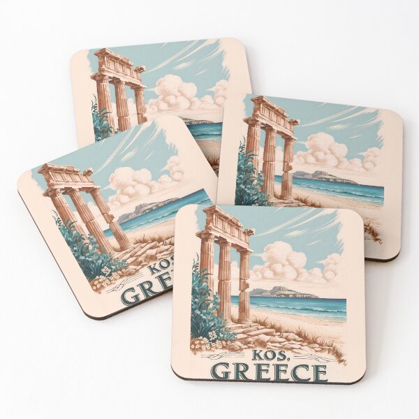 Item preview, KOS, Greece - wanderlust Travel designed and sold by pixelated_echoes.