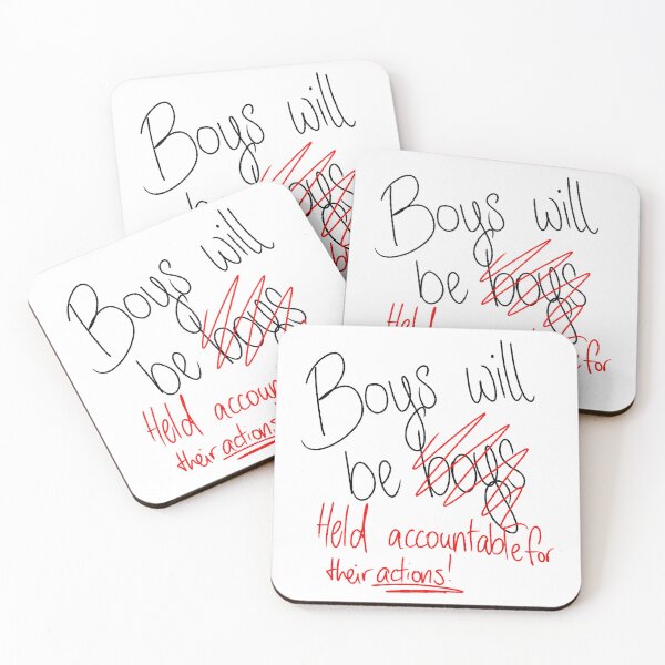 Item preview, boys will be held accountable for their actions designed and sold by SoniCreatesArt.