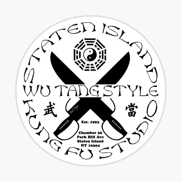 Item preview, Staten Island Kung Fu Studio - Sticker /Coaster designed and sold by BobDope.