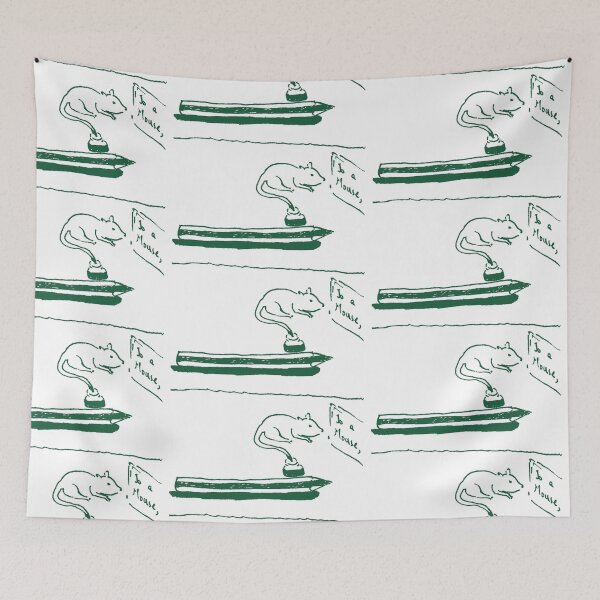 Item preview, Writing Mouse Bottle Green designed and sold by MagentaTwilight.