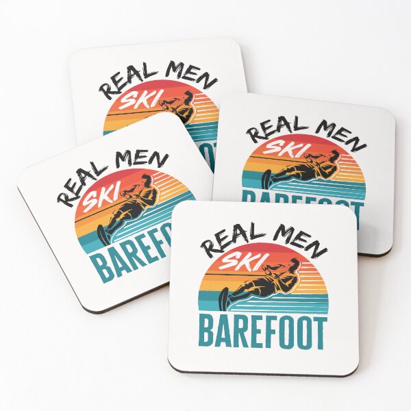 Item preview, Real Men Ski Barefoot Water Skiing designed and sold by jaygo.