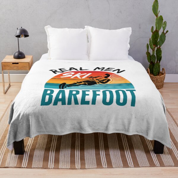Item preview, Real Men Ski Barefoot Water Skiing designed and sold by jaygo.