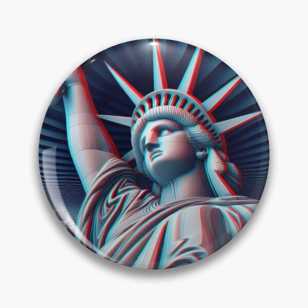 Item preview, Optical Illusion 3D Statue of Liberty designed and sold by AIClothingUK.