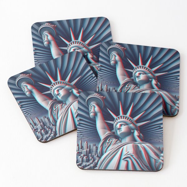 Item preview, Optical Illusion 3D Statue of Liberty designed and sold by AIClothingUK.