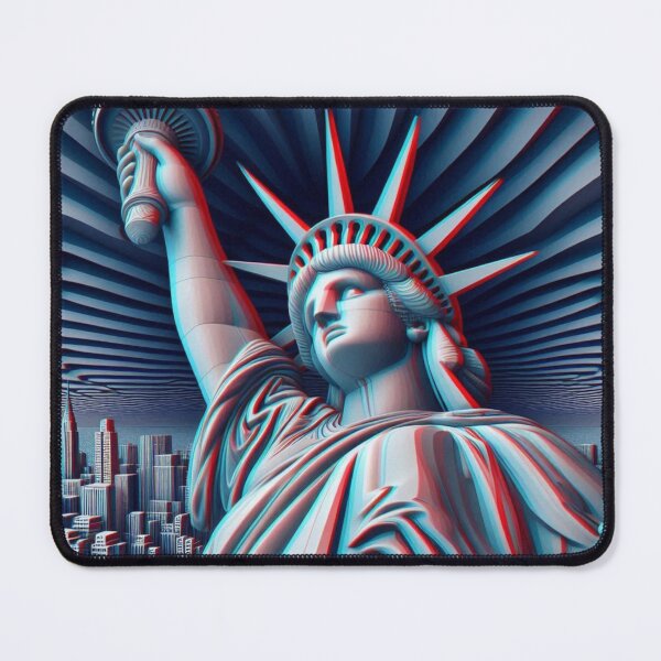 Item preview, Optical Illusion 3D Statue of Liberty designed and sold by AIClothingUK.