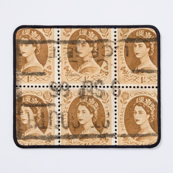 Item preview, One shilling postage stamps of Queen Elizabeth  designed and sold by Photopat.
