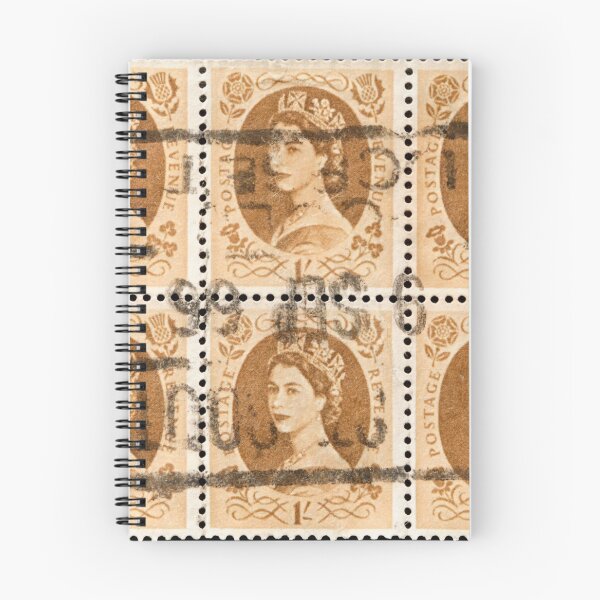 Item preview, One shilling postage stamps of Queen Elizabeth  designed and sold by Photopat.