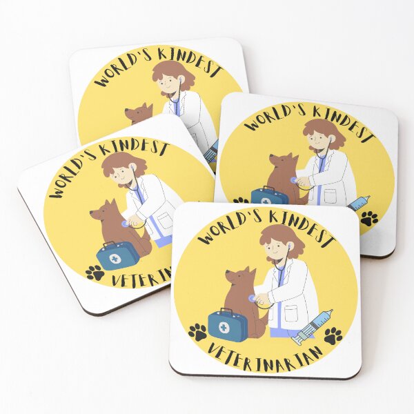 Item preview, Vet Med Kindest Veterinarian Dog Doctor Veterinary Medicine designed and sold by AllStuffFluff.