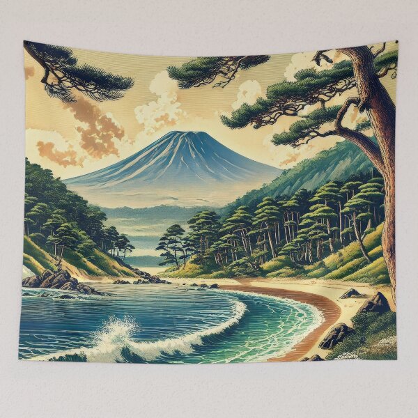 Item preview, Return to Dahiy - A Contemporary Ukiyo-e Nature Landscape designed and sold by Kijiermono.