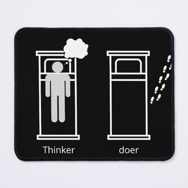 Item preview, Thinker vs Doer designed and sold by Kijo Shop.