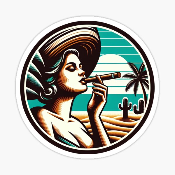 Item preview, Smoking Girl Symbol designed and sold by Kobeko.