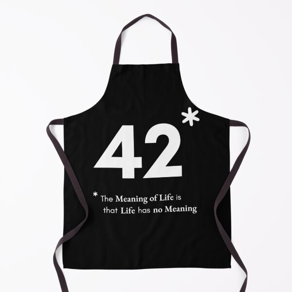 Item preview, 42 - The Meaning of Life (English - White) designed and sold by Esenzeal.
