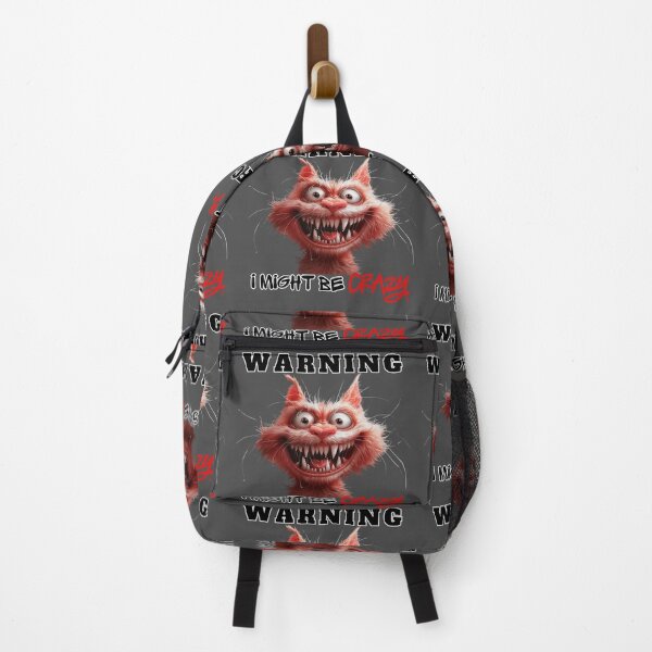 Item preview, WARNING I MIGHT BE CRAZY CAT FUNNY  designed and sold by NikoDeeko.