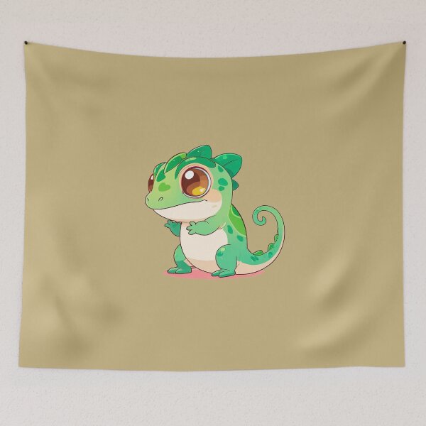 Item preview,  cute Chameleon  designed and sold by VugArtShop.